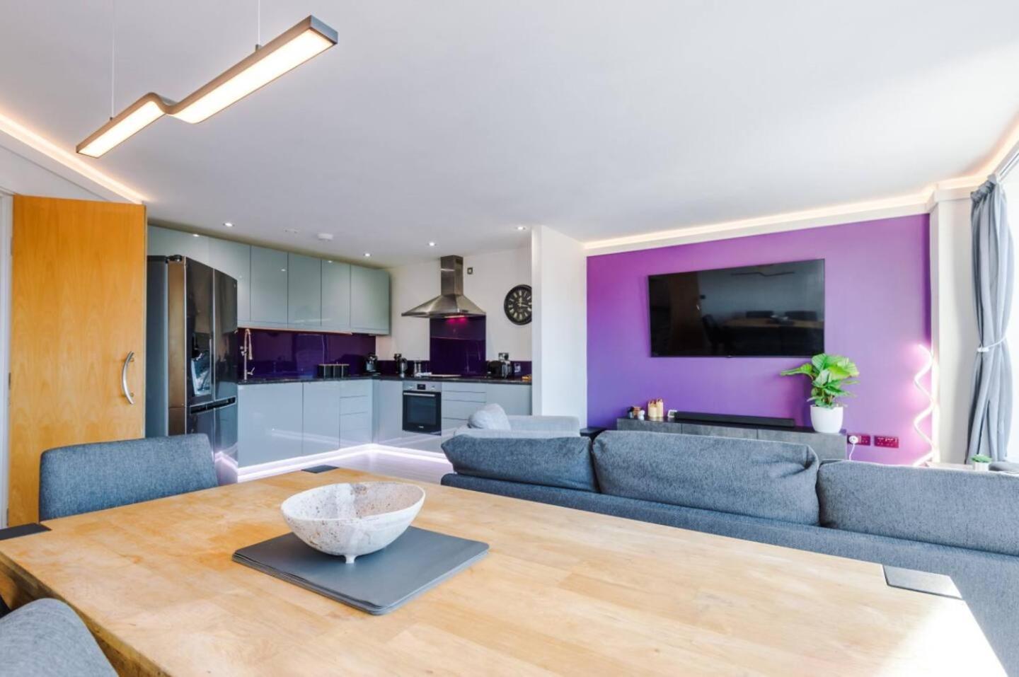 High-Spec Penthouse Central Free Parking Space Sheffield Buitenkant foto
