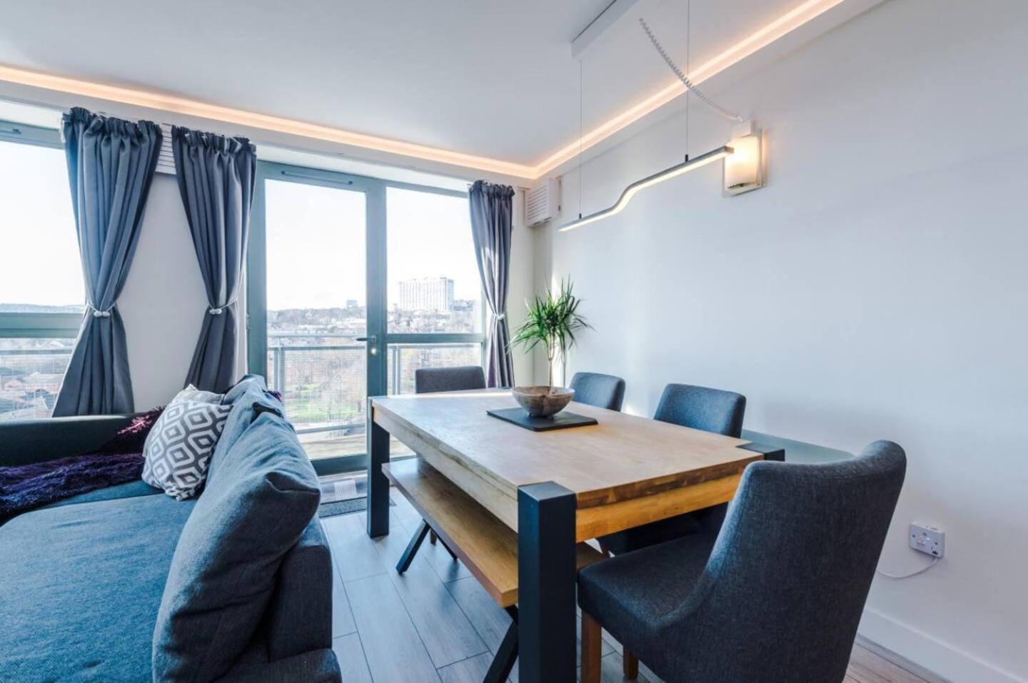 High-Spec Penthouse Central Free Parking Space Sheffield Buitenkant foto